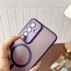 Luxury Matte Magnetic Case For Samsung Galaxy S23 S24 S25 Ultra Plus A56 A55 A36 A35 A26 A16 A15 A06 A05 Wireless Charge Cover