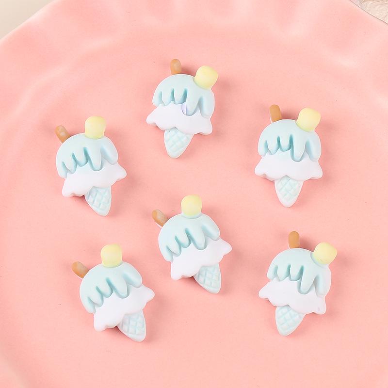 Ice Cream Resin DIY Accessories: Phone Case, Hair Clip, Headwear, Hair Tie, Brooch Material