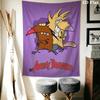 The Angry Beavers Wall Tapestry Aesthetic Wall Hanging Printed Fabric Blanket Decorative Tapestries for Bedroom Living Room Home Decor