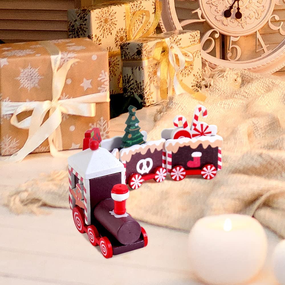 Weihnachten Weihnachtsmann Holz Weihnachtsminiatur Holzweihnachten Holz Mini Kinderzug Weihnachten Weihnachten Weihnachtsgeschenk Schmuckstück, Figur, Geschenk,