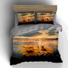 Sunflowers sunset quote Bedding Duvet cover sets Duvet covers Pillowcases gifts (1 * Duvet Cover 2 * Pillowcases, without duvet insert)