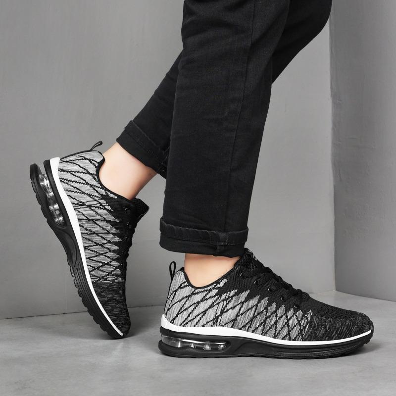Pantofi sport, Pantofi casual, Pantofi de bărbați respirabili tricotati cu tehnologia Fly, Mărimi mari, Pantofi de alergare ușori