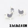 Cute Modeling Small Animals Assembled Building Block Scene Accessories Parts Chicken Husky Fighting Dog Flamingo Ornament