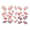 Fashionable Sweet Cool Girl French Aesthetic Butterfly Daisy Fake Nails Temperament Hot Girl Wearing Nails