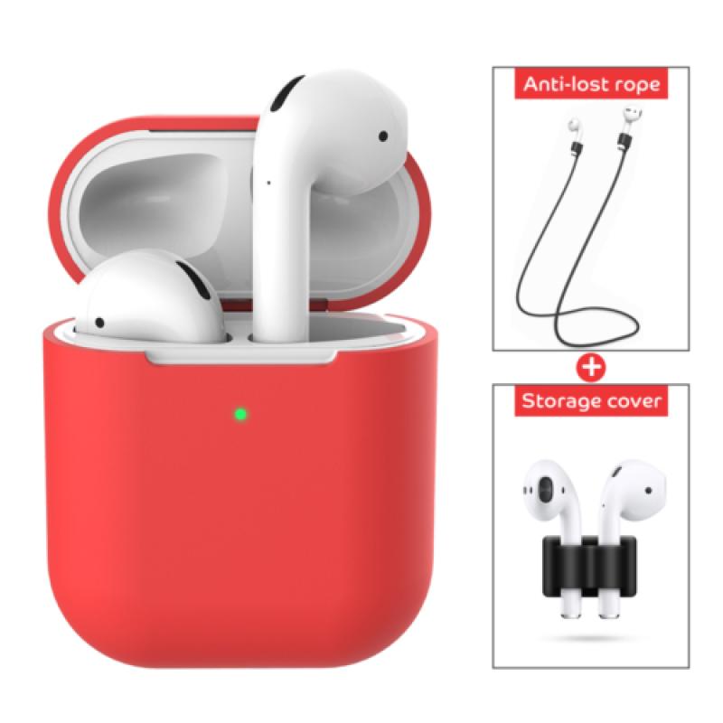 3 Pcs/set For Apple AirPods 2 Wireless Charger Protective Silicone Case Cover Accessories
