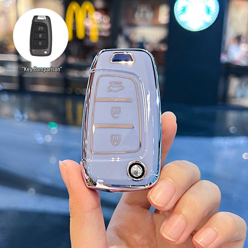 Kompatibel mit 20 Modellen: Schlüsselabdeckung für Beijing Hyundai New Elantra, Verna, ix25, Mistra, ix35 - Schutzschale Schnalle