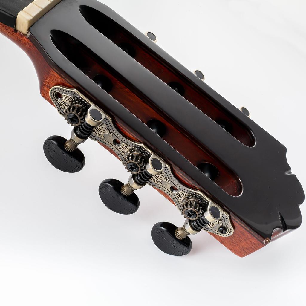 Musiclily Pro Klasická kytara 35mm Baker Starožitné mosazné ladicí mechaniky, Rozteč, Typ,