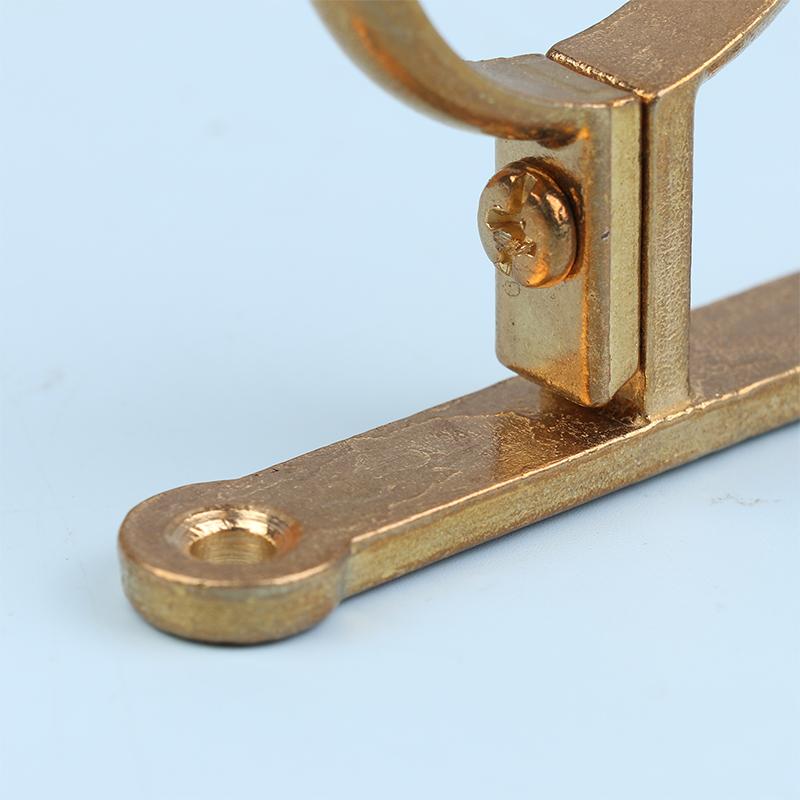 Passend für 15 22 28 35 42 54 mm Außendurchmesser Messingrohrschelle Wandmontierte Rohrunterstützung Halterung Schelle Unterstützung Feste Sanitärinstallation Wasser mit Basis