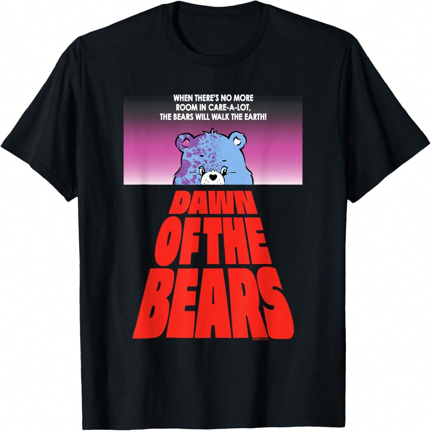 Cheer Bear Cute Retro Cartoon T-Shirt| Cheer Bear Sharing Is Caring Sparkle Group Poster T-Shirt| Cheer Bear T-Shirt| Cheer Bear Vintage Rainbow Const S разноцветный