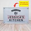 Custom Personalized Metal Tin Sign Text Wall Decor Kitchen Garage Man Cave
