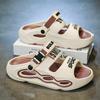 Summer Mens Slippers 2025 New Indoor Outdoor Sandals Beach Comfortable Soft Slides Clogs Casual Shoes Men Platform Home Slippers