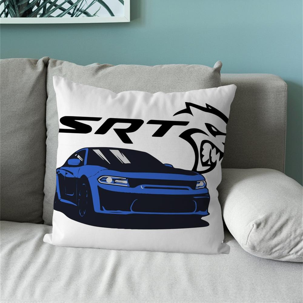 Luxus D-Dodges Kissenbezug Für Sofa Nachttisch Schlafzimmer Rückenlehne Wohnzimmer Büro Kissen Quadratisch Bedruckt Mehrere