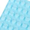 66 Holes Candy Fudge Silicone Mold Mini Chocolate Ice Cube Tray Fruit Shaped Non-Stick Soft Jelly Mold