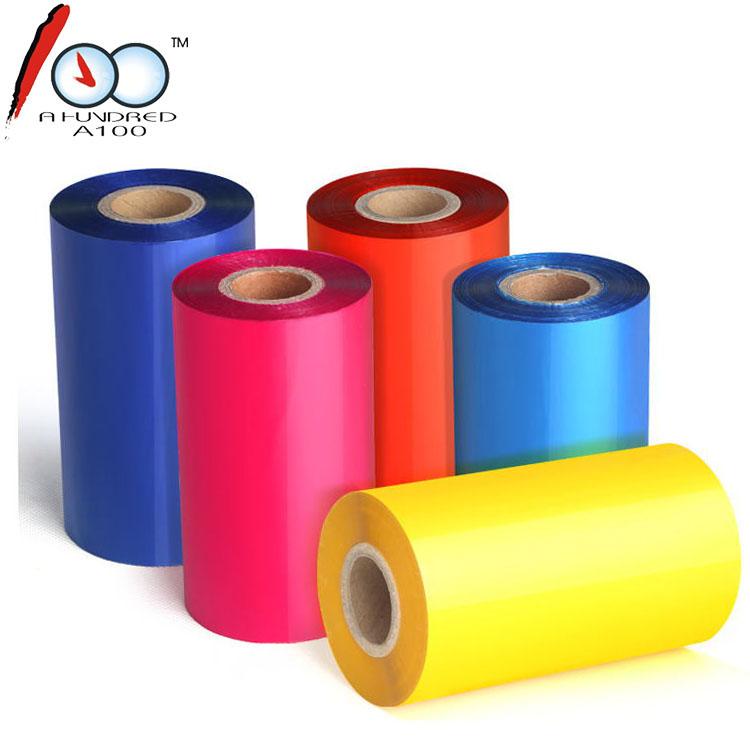 Custom Size Color Thermal Transfer Banner Ribbon Advertising Banner Printing Ribbon 100mm*100m