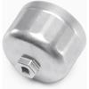 86.4Mm 16Flutes Oil Filter Cap Wrench Removal Tool Socket For BMW Engines/For Volvo With 86Mm Filter Housing Caps, Silver Heavy-Duty Aluminum