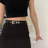 Modern Black Womens Belt Adaptable For Skirts And Stylish Looks Denim
