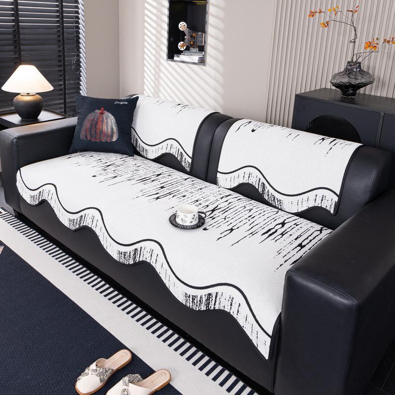 Special-Shaped Sofa Cushion Is Universal In All Seasons  New Light Luxury Sofa Seat Cushion Non-Slip Straight Row High-End Cover Cloth Towel