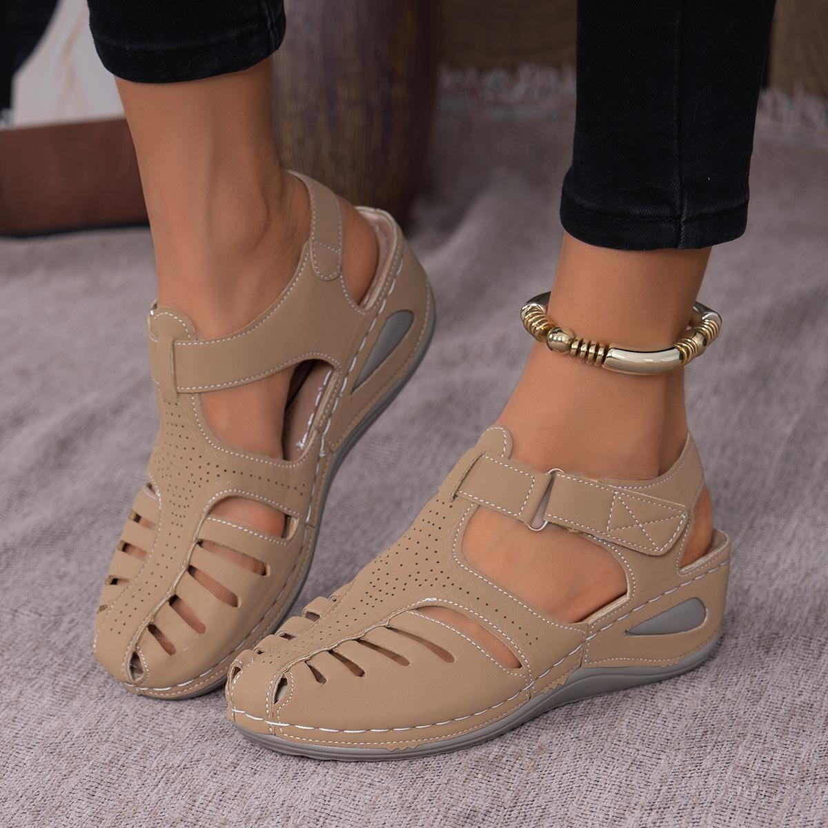 

Новые женские босоножки с открытым носком и ремешком на щиколотке, летние модные туфли на блочном каблуке 39