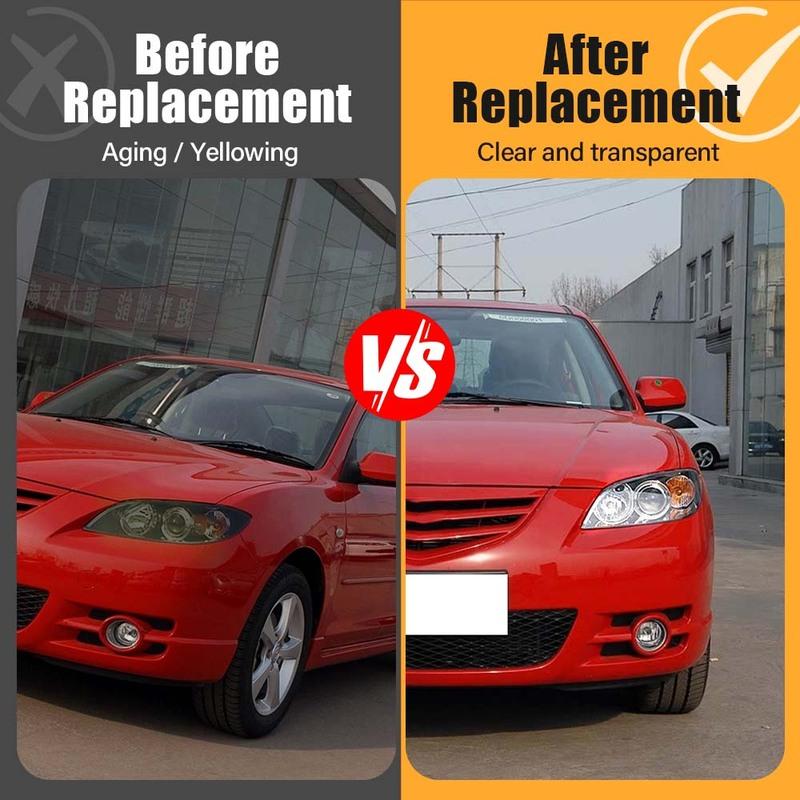 Suitable for The 04-09 Mazda 3 Headlight Cover, Classic Front Combination Light, Three Box Dedicated Headlight Cover