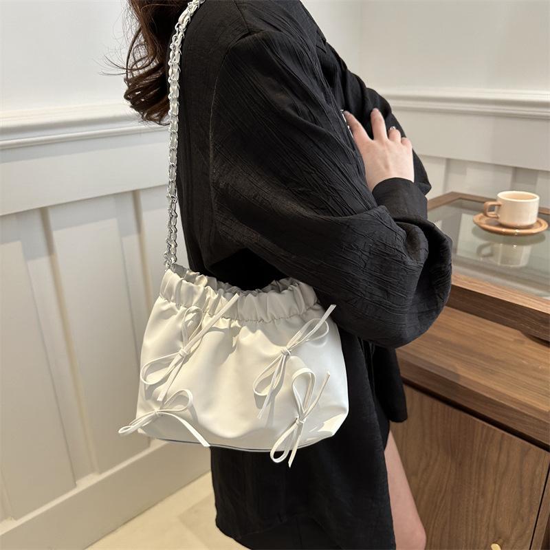 Shoulder Crossbody One Bucket Bag Fashion Simple Retro Exquisite Girl Style