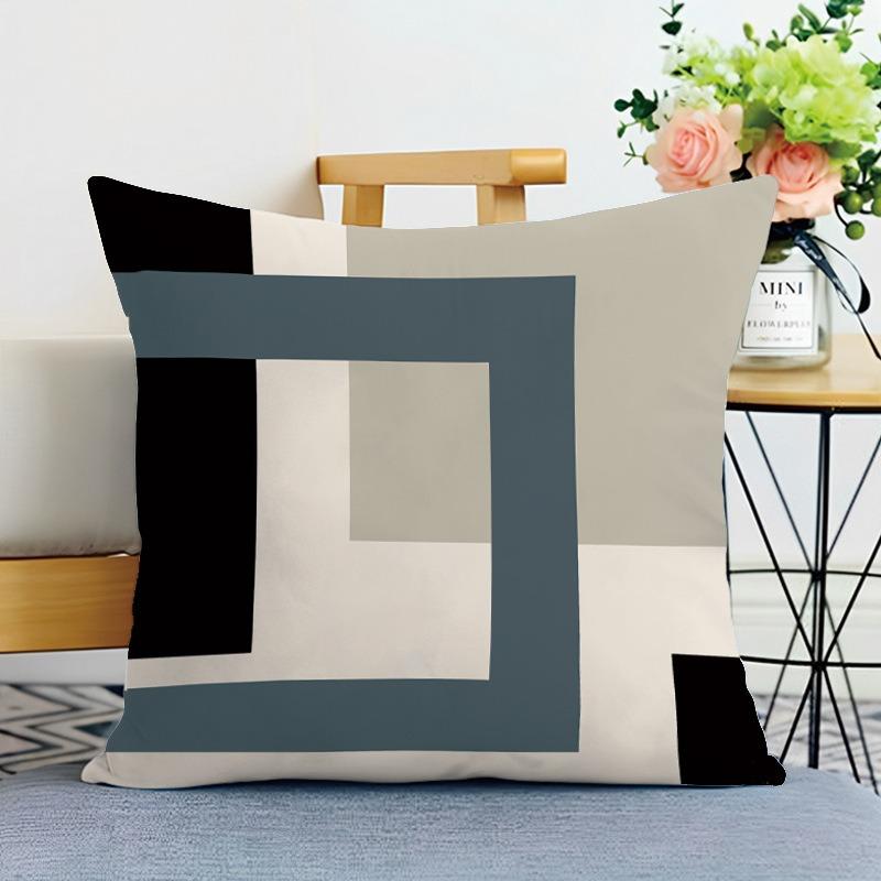 

Ins Style Простая напечатанная декоративная наволочка для спальни, гостиной, квадратная подушка, наволочка 40x40cm