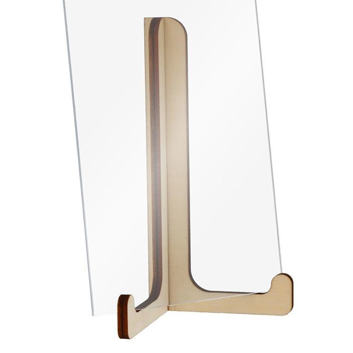 Chevalet en bois - ARTEMIO - Collection On se Marie - 14 x 7 cm - Décoration mariage - DIY