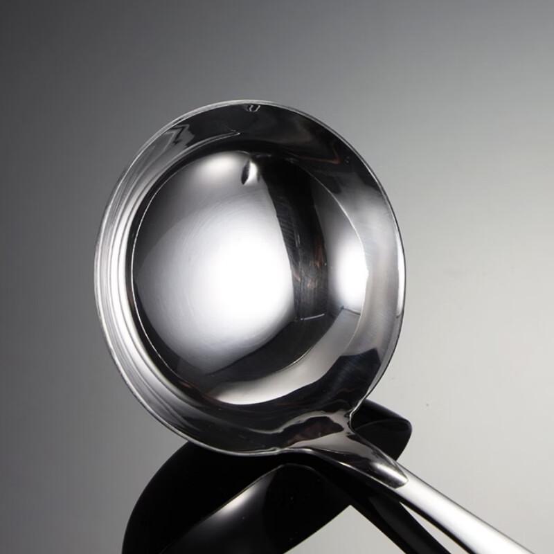 Qianxing 304 Stainless Steel Round Head Ladle and Colander Set