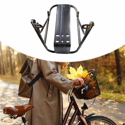 Gepäckträger Fahrrad Vorderradgabel Gepäckträger Stabile Unterstützung Gepäckträger Gepäckablage für Mountainbikes
