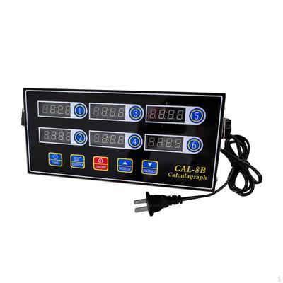Commercial Kitchen Timer 6 Channels Calculagraph Reminder Clock Memory Functions Adjustable