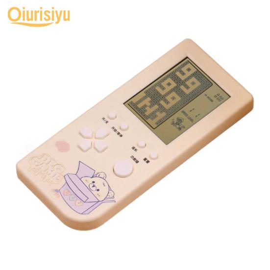 

Забавный Игровой автомат с быстрым реагированием, множество режимов игры, головоломка с раздвижными блоками, детская игрушка, карманная игровая консоль абрикосовый света