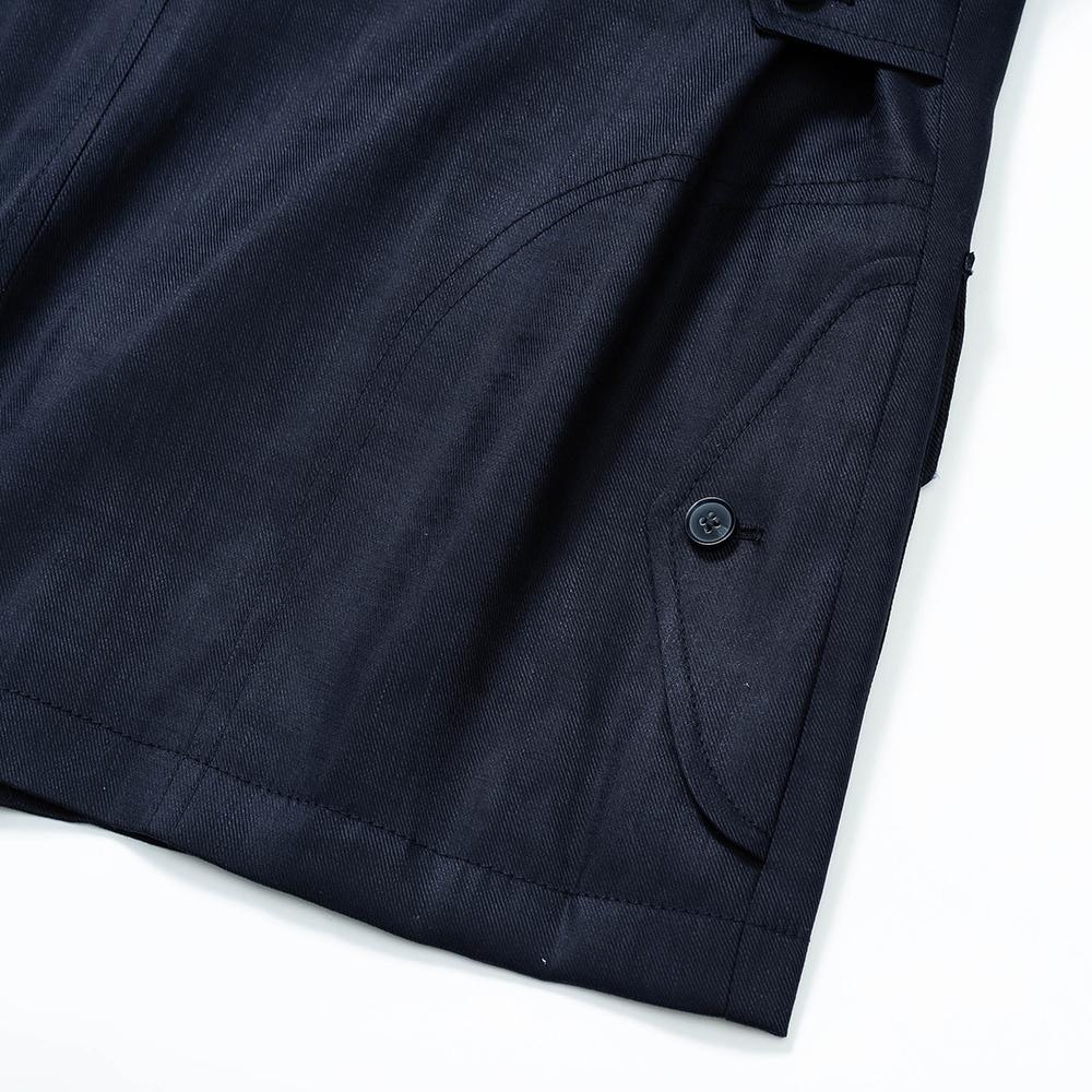 Edwardmax Linen & Cotton Utility City Jacket (Nv)