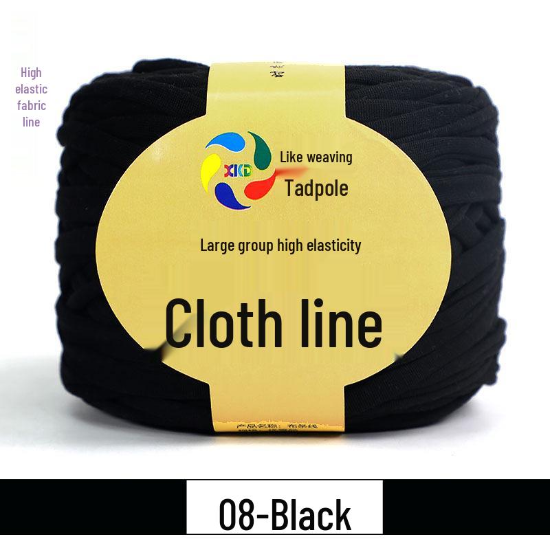 Hilo de Lana Grueso de Alta Elasticidad para Ganchillo, Tejido, Zapatillas DIY y Manualidades