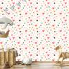 Love Wallpaper White, Coral, Cream and Mint 50x1000