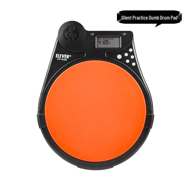 Набор из одиннадцати бесшумных электронных пэдов для ударных для начинающих с стойкой и вокальными битами