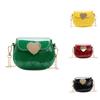 Trendy Korean Children's Shoulder Bag Fashionable Mini Crossbody Bag In Soft Pu Leather