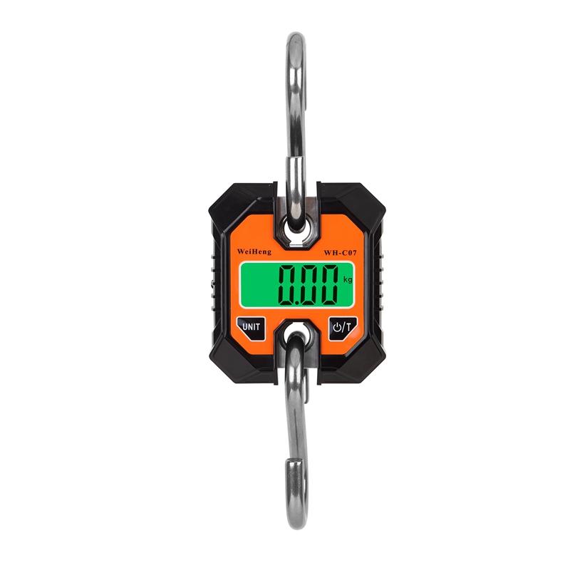 100kg 250KG Heavy Duty Crane Scale Digital Hanging Hook Stainless Steel Portable Weight Balance for Agriculture
