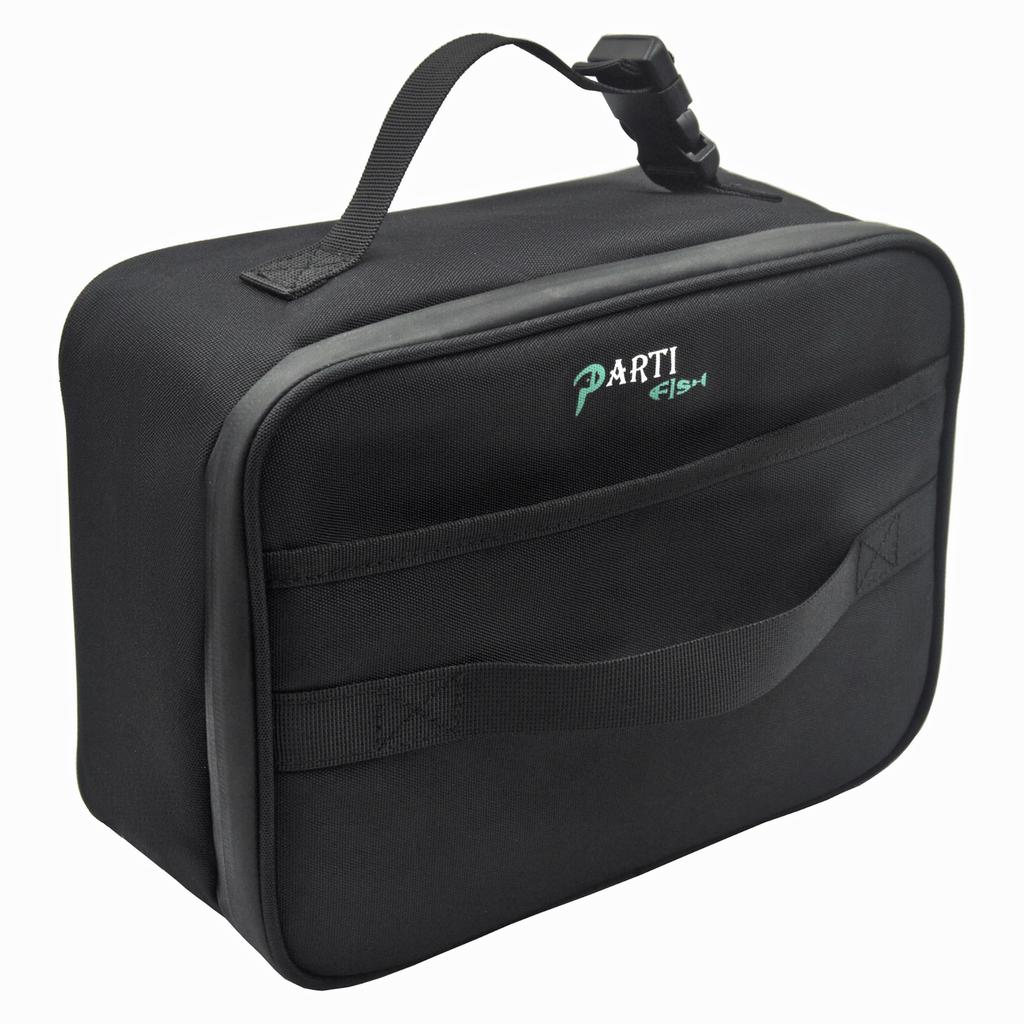 PARTI FISH Small Cooler Bag, 6L Capacity, Compact, Strong Cooling Power, 5-Layer Insulation, Long-Lasting Cooling, Two Handles, Stylish, Foldable,