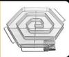 304 Stainless Steel Round Mesh Smoker Basket for BBQ