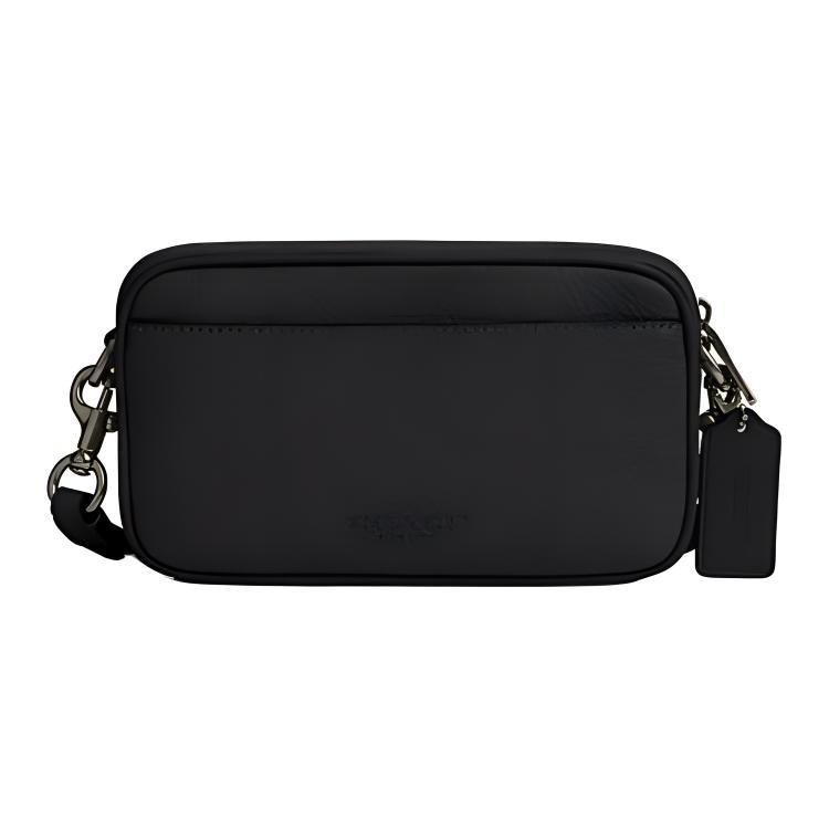 

Coach Jayden 19 Minimalist Versatile Leather Shoulder Crossbody Bag Small Women bags Black CR179-QBBK Basic Set (Bag+Dust Bag)
