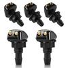 1/2Pcs Car Double Hole Windshield Washer Nozzle Wiper Water Jet Car Windshield Wiper Washer Nozzle Is Suitable for Most Car