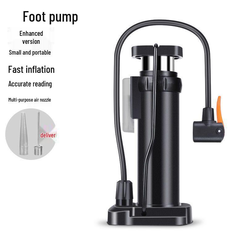 Universal High-Pressure Electric Foot Pump for Basketballs and More