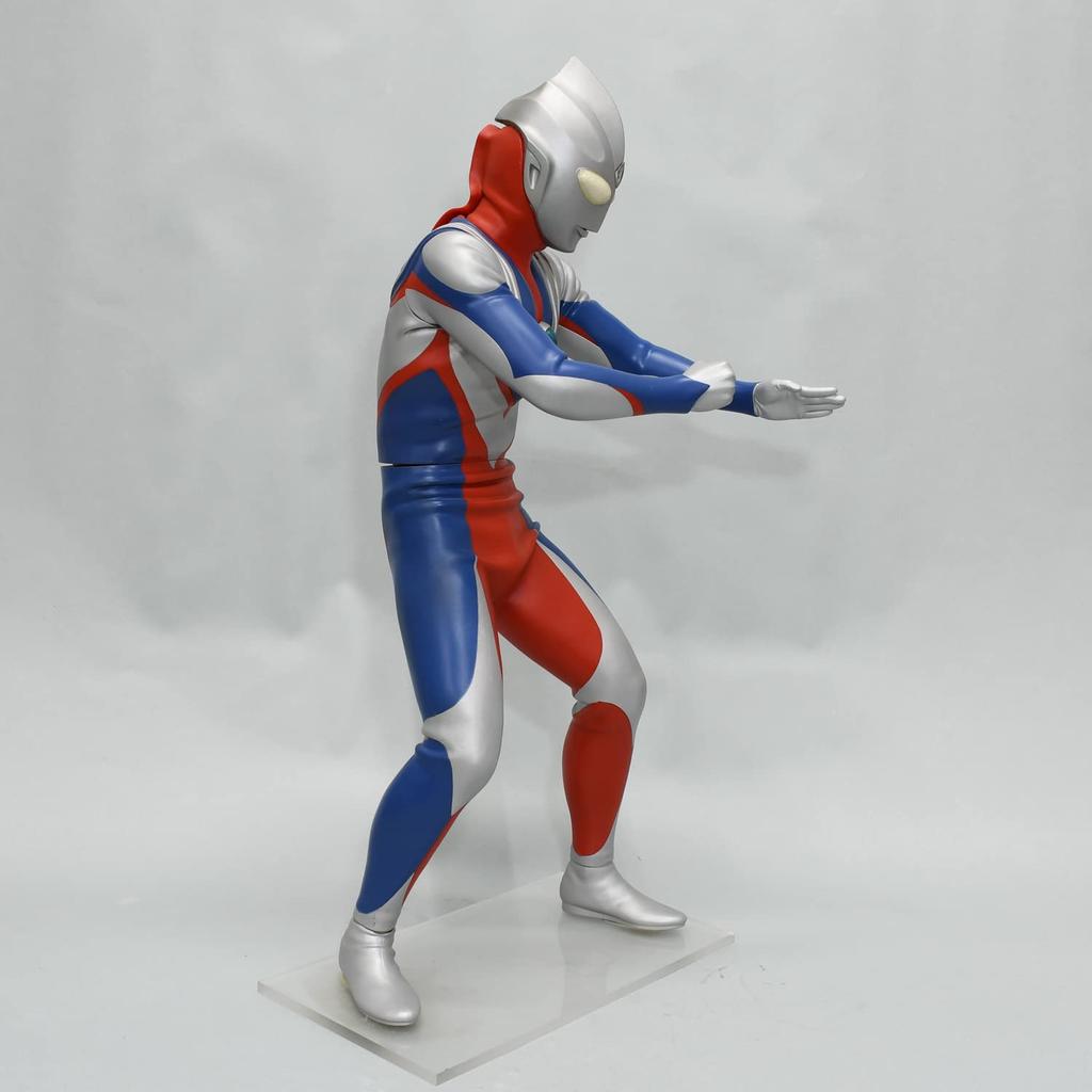 Ultraman Tiga Mega Soft Vinyl Model Kit Reissue Non-Scale 40cm Tall Unpainted Assembly Kit Red Vinyl 4571587310586