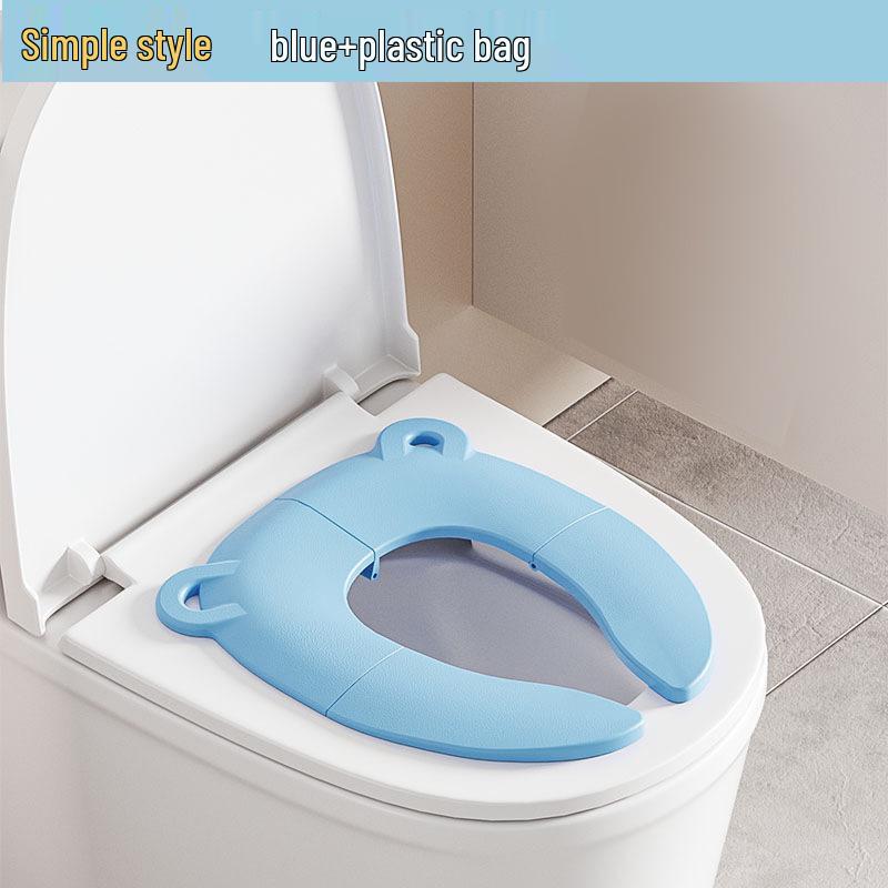 Compact Children's Travel Toilet Seat Pad - Foldable for Easy Storage
