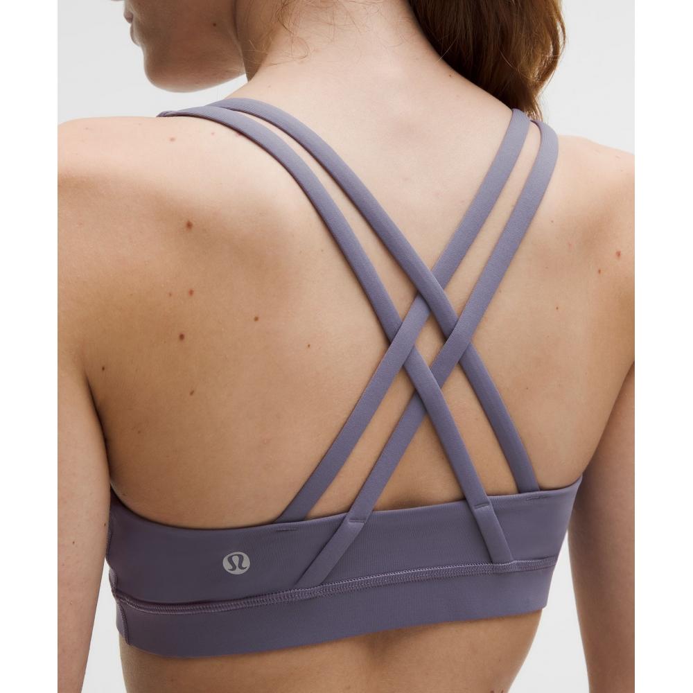 Lululemon Energy Bra  MeDium Support  B D Cups Grape Mist