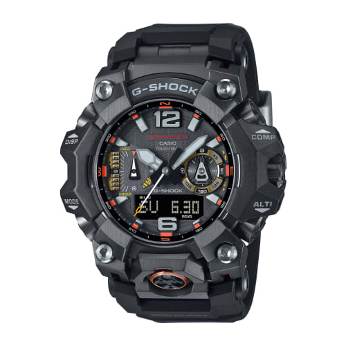 Casio G-Shock MUDMASTER Klokke, Radiostyrt Solcelledrevet, Bluetooth, Safirkrystall, Biomassplast, GWG-B1000EC-1AJF, Herre, Svart