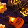 Pumpkin Halloween LED String Lights 1.5/3Meters Halloween Party Props Ghost Lamp String  Indoor
