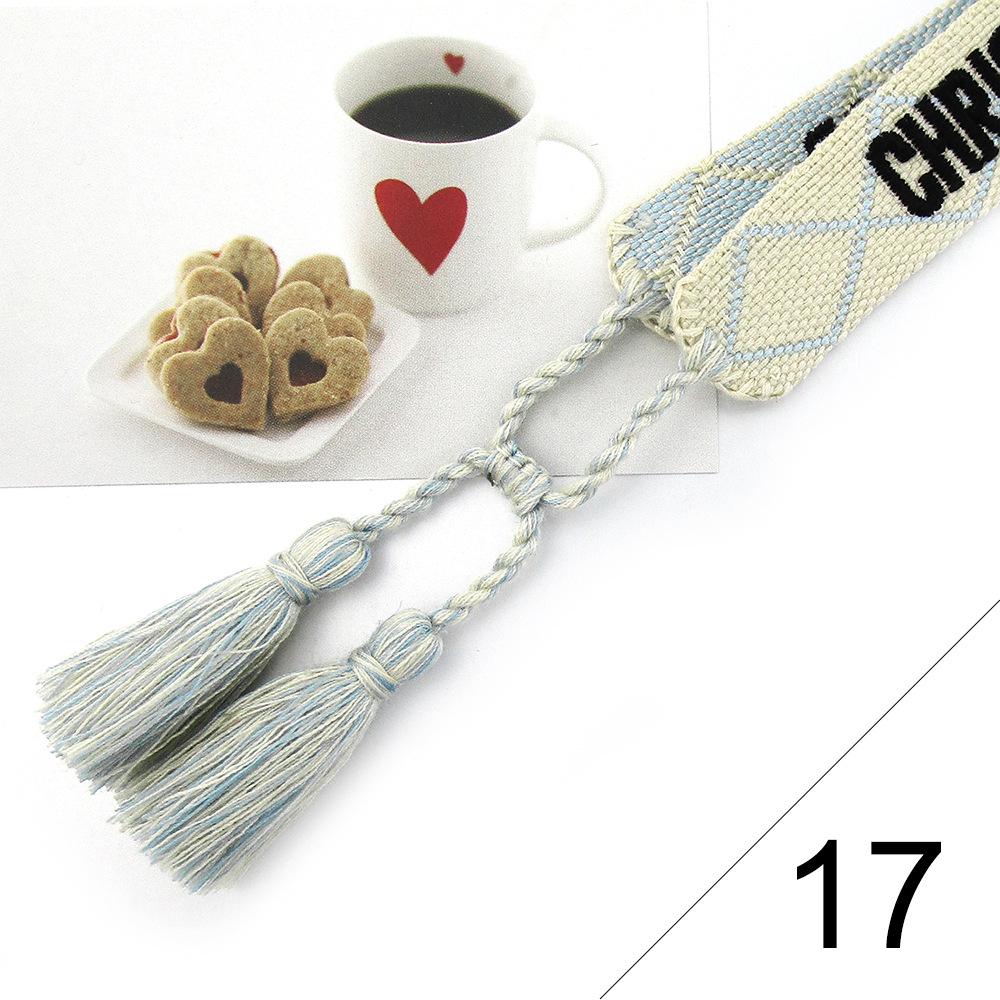 Custom Bohemian Embroidered Bracelet with Tassel and Woven Rope - Handmade Jewelry for Couples and Women