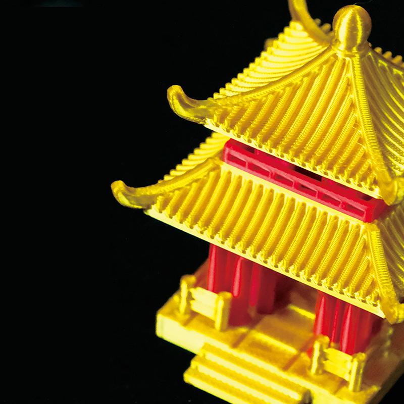 Chinese Pagoda Statue Ancient Building Model Japanese Pavilion Decoration Miniature Rockery Aquarium Bonsai Ornament