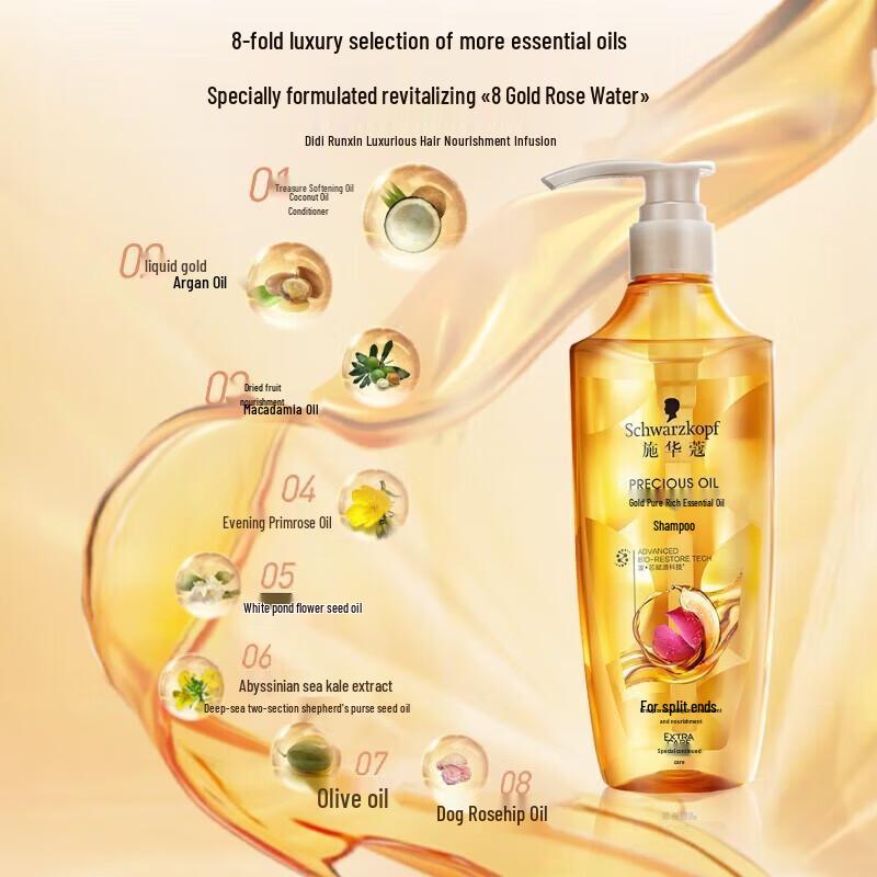 Schwarzkopf Golden Pure Nourishing Oil Shampoo