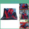 Svingende Spiderman Spider Mykt Flannel Fleece Kastpledd Barnegave Dekor
